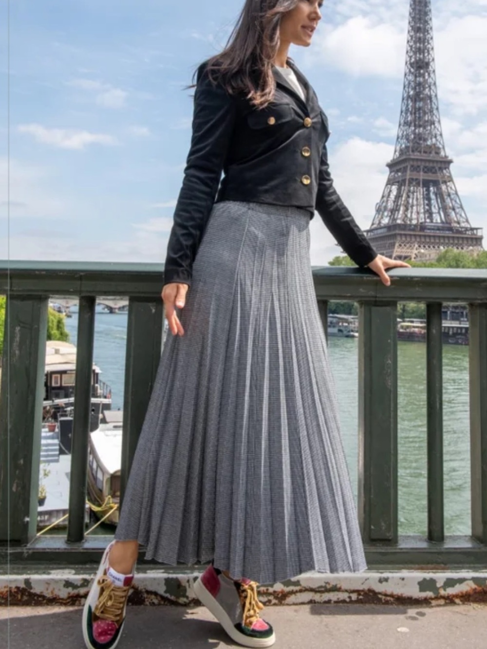 ORLY herringbone skirt